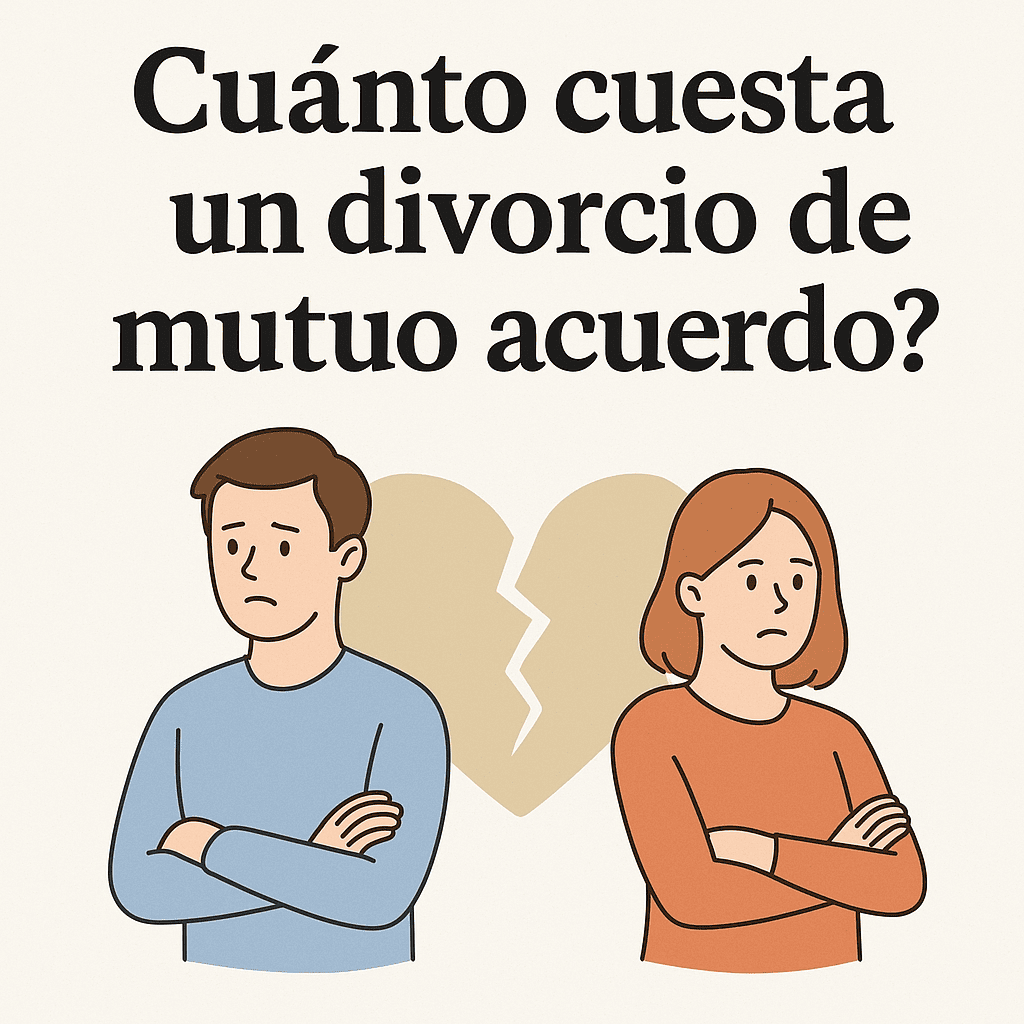 cuanto cuesta un divorcio de mutuo acuerdo
