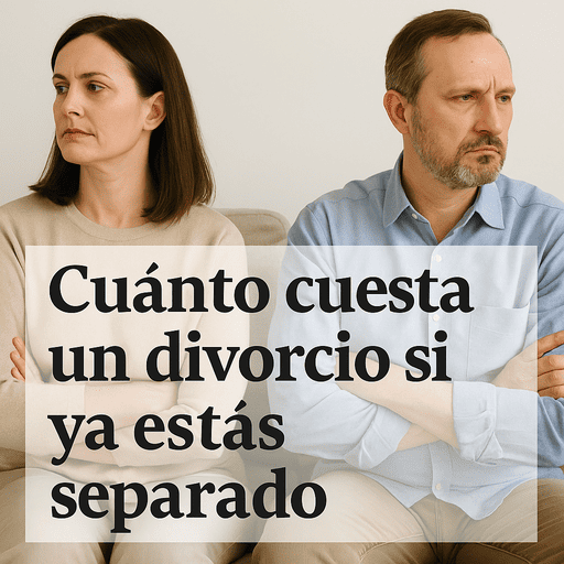 cuanto cuesta un divorcio si ya estas separado