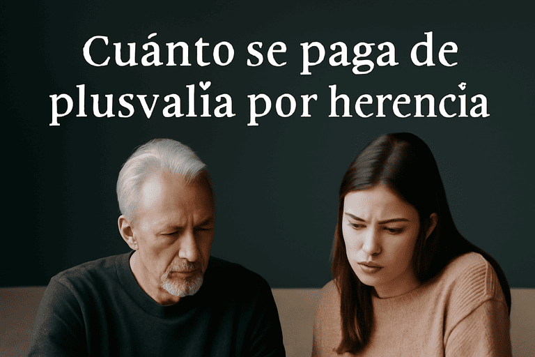 cuanto se paga de plusvalía por herencia
