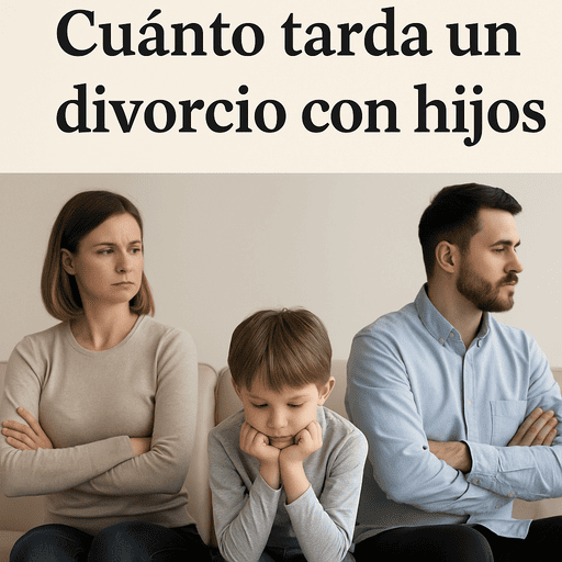 cuanto tarda un divorcio con hijos