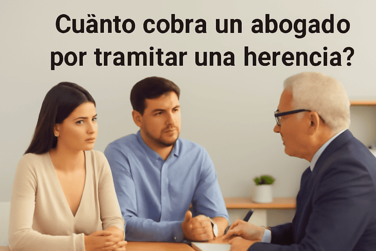 cuanto cobra un abogado por tramitar una herencia