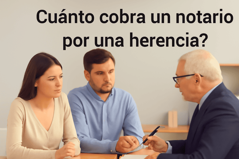 cuanto cobra un notario por una herencia
