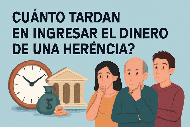 cuanto tardan en ingresar el dinero de una herencia
