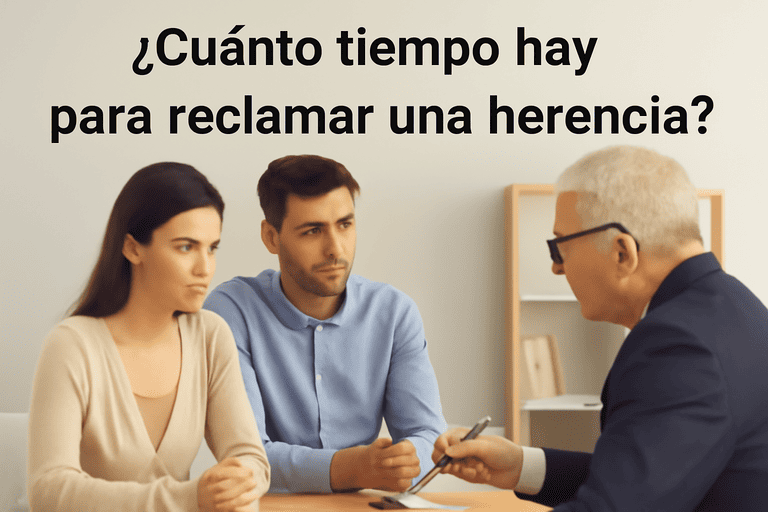 cuanto tiempo hay para reclamar una herencia