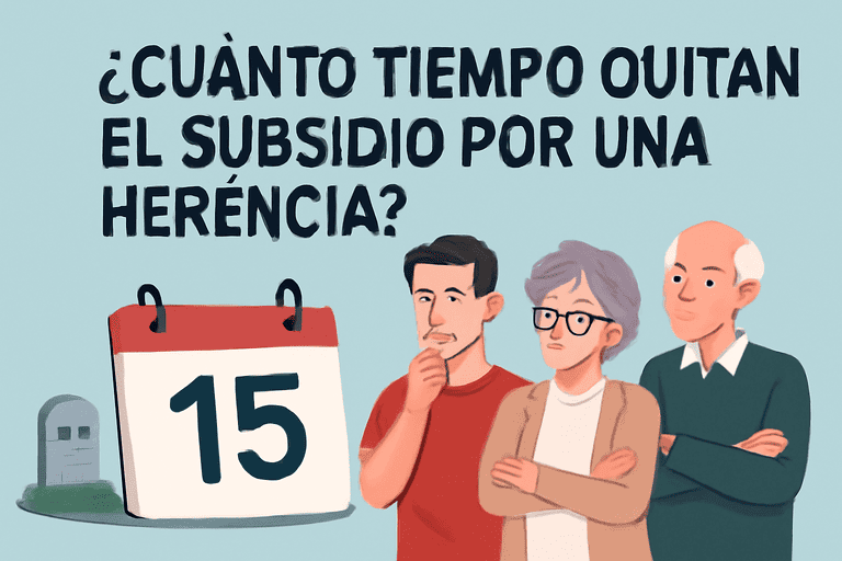 cuánto tiempo quitan el subsidio por una herencia