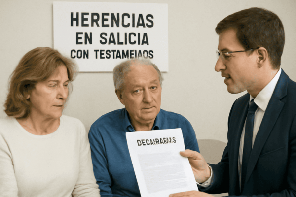 herencias en galicia con testamento
